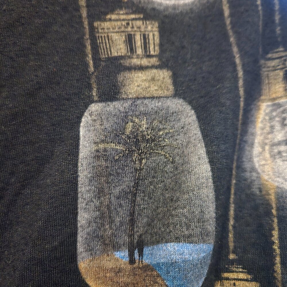 Curbside Clothing "Light Bulbs" heather black dolman t-shirt 2XL - Picture 6 of 7